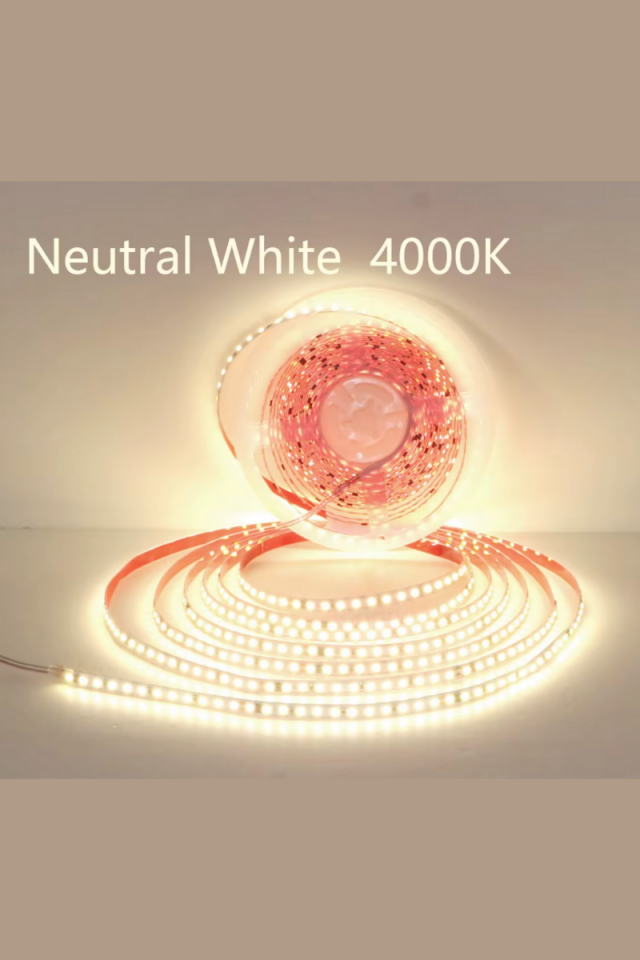 220 Volt Şerit Led Dim Edilebilir 10 Cm De Bir Kesilebilir Natural Beyaz IP65 Şerit Led (5 Metre)