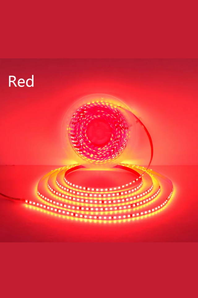 220 Volt Şerit Led Dim Edilebilir 10 Cm De Bir Kesilebilir Kırmızı IP65 Şerit Led (5 Metre)