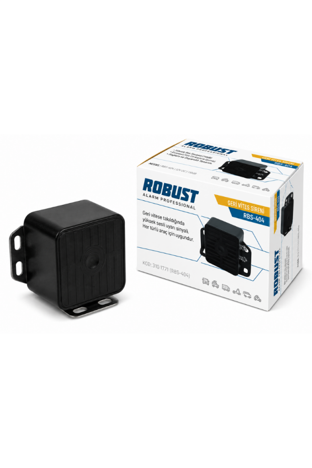 12V Geri Vites Sireni RBS-404 Evrensel Geri Vites İkaz Kornası 110 dB