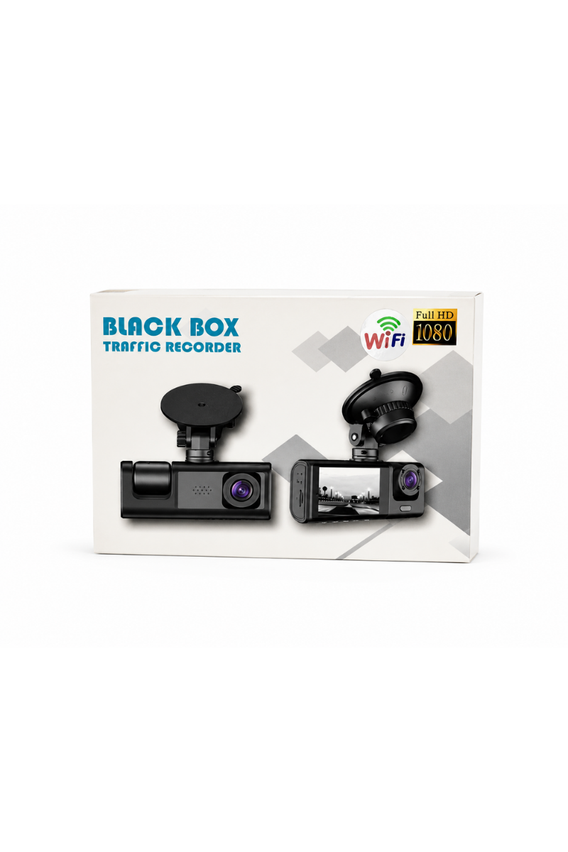 Araç İçi HD Gece Görüşlü Kamera Full HD Araç Kamerası WiFi Özellikli Trafik Kayıt Kamerası