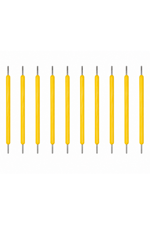 3 Volt 38MM Sarı (Amber) LED Filament Retro Tungsten Görünümlü Dekoratif Filament (10 Adet)