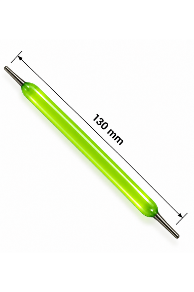 3 Volt 130MM Turkuaz Esnek LED Filament Retro Tungsten Görünümlü Dekoratif Filament (5 Adet)