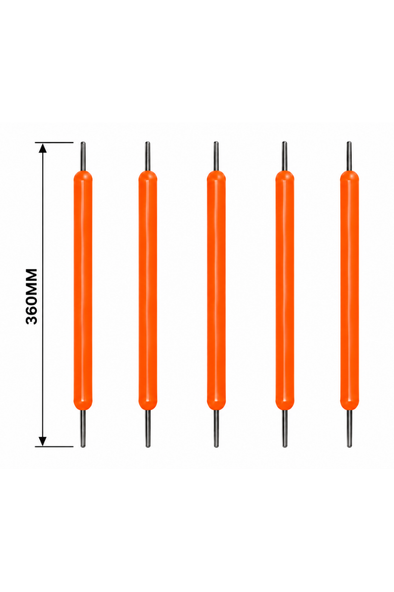 3 Volt 360MM Kırmızı Esnek LED Filament Retro Tungsten Görünümlü Dekoratif Filament (5 Adet)