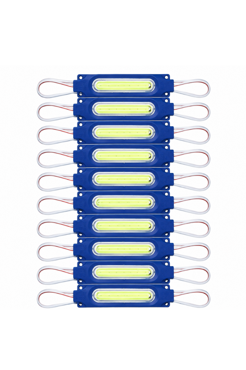 12 Volt 2 Watt Cob Led Modül Turkuaz (10 Adet)