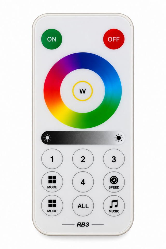 SP630E Bluetooth Müzik Modlu Pixel Led Kontrol Cihazı 5-24V RGBW+WW 5 Kanal Akıllı Led Denetleyici Kumandalı