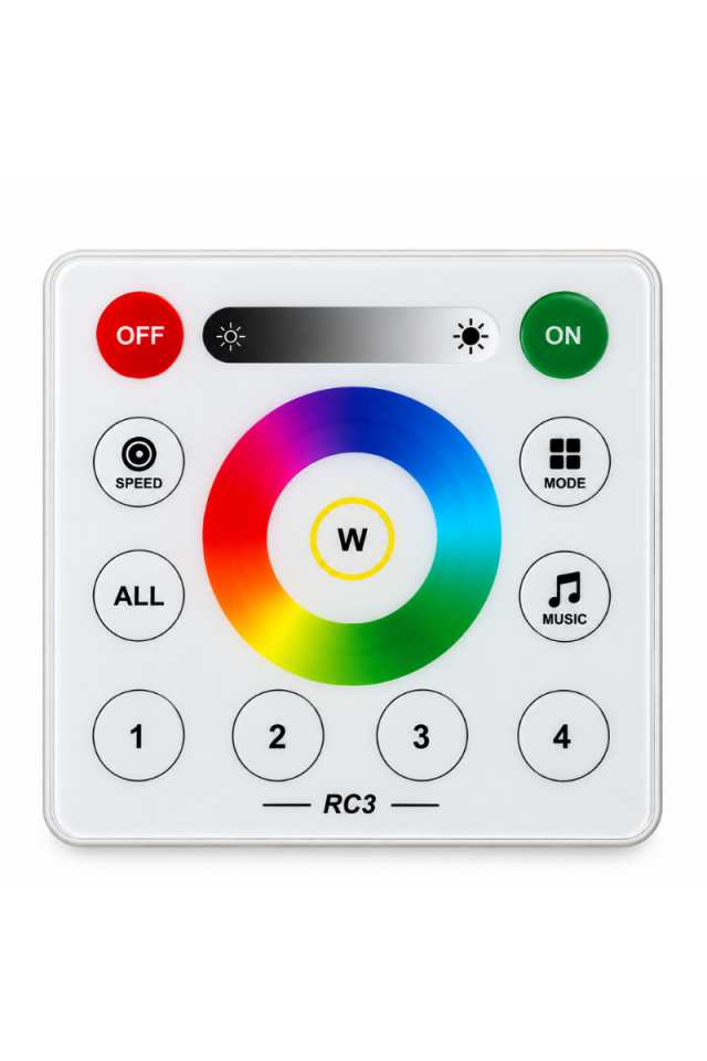 SP630E 12-24V Duvar Tipi Rgb Pixel Şerit Led Kontrol Cihazı