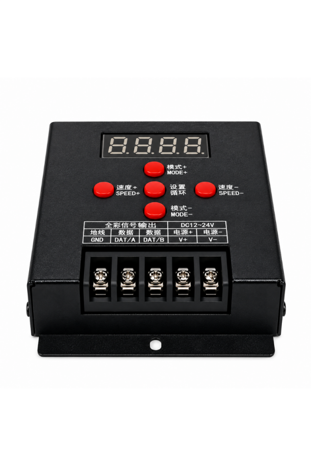 T-500S Pixel Şerit Led Kontrol Cihazı ARGB WS2811 / WS2812B Uyumlu
