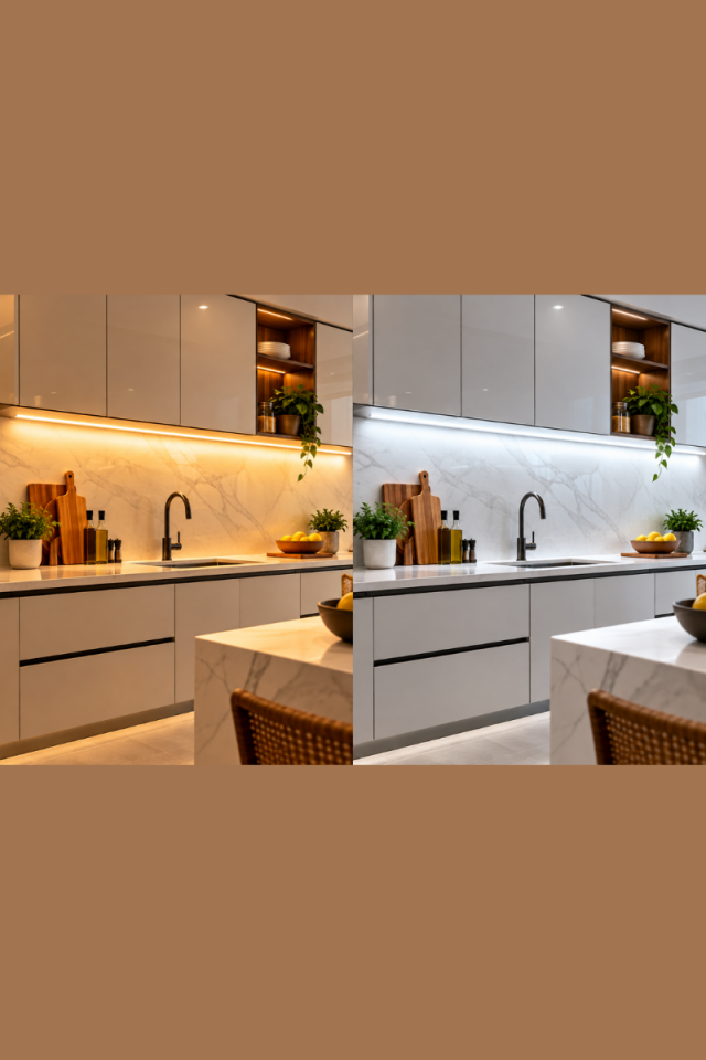 220V Opak Cam Kasalı 4014 Dim Edilebilir 50 CM Beyaz Çubuk Bar Led