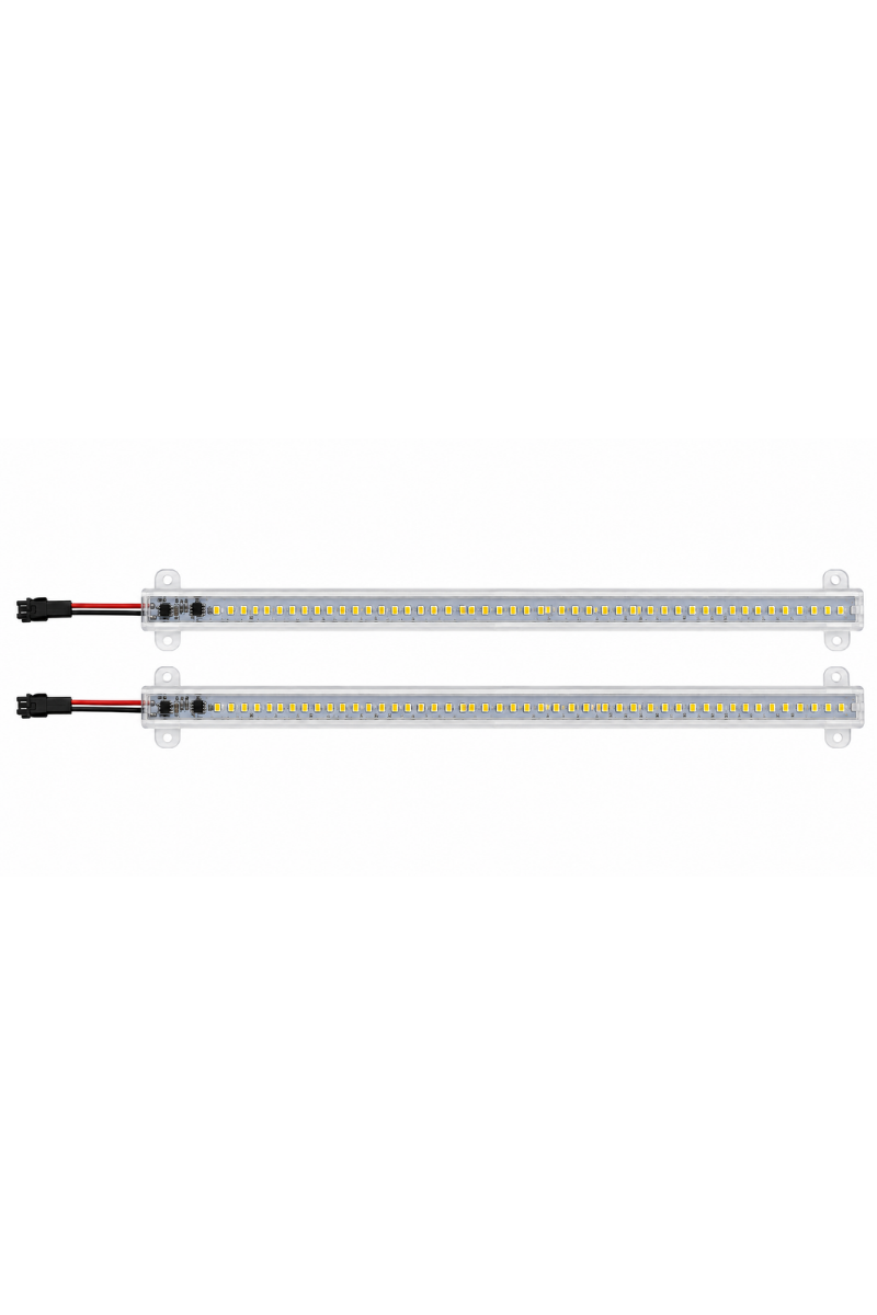 220V Şeffaf Cam Kasalı 4014 Dim Edilebilir 1 Mt. Gün Işığı Çubuk Bar Led
