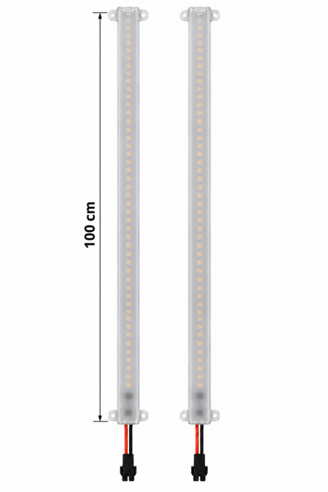 220V Opak Cam Kasalı 4014 Dim Edilebilir 1 Mt. Beyaz Çubuk Bar Led